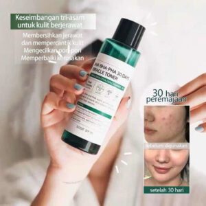 Somebymi  30 Days Miracle Toner Salicylic Acid Tea Tree TonerAHA/BHA Kontrol Minyak Mengecilkan Pori-pori【SFP-400896124076032】